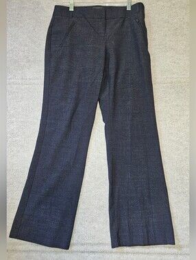 Van Heusen Dark Navy Wide-Leg Trousers